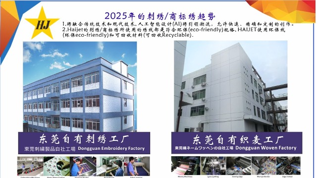 2025年的刺绣商标绣趋势